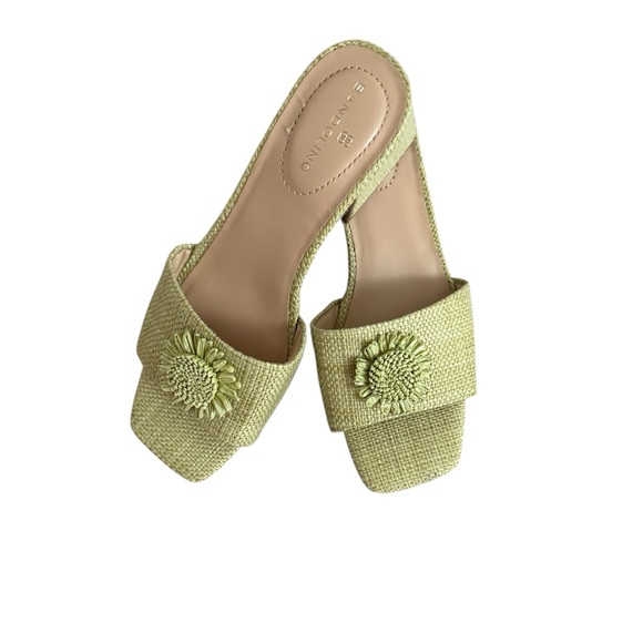 Tommy Hilfiger Shoes - Tommy Hilfiger by Bandolino Green Mules with Decorative Medallion